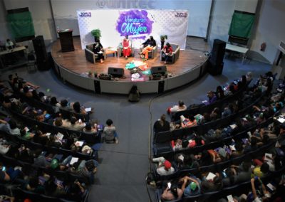 Panelistas del encuentro en clave mujer 2018