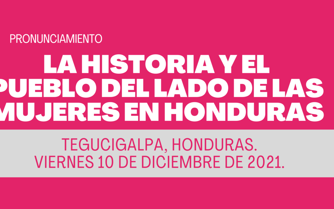 La historia y el pueblo del lado de las mujeres en Honduras